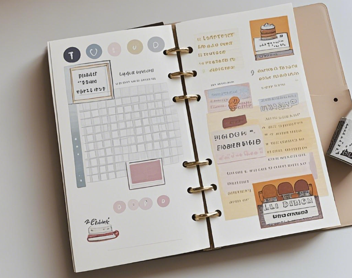 Schedule notebook and hand ledger