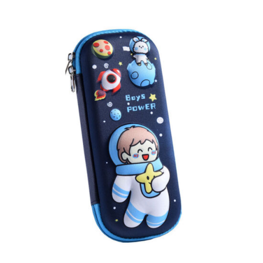 New Cartoon Pencil Case 3D Stereo Stationery Case Large Capacity Multifunctional Pencil Case for Primary School Students