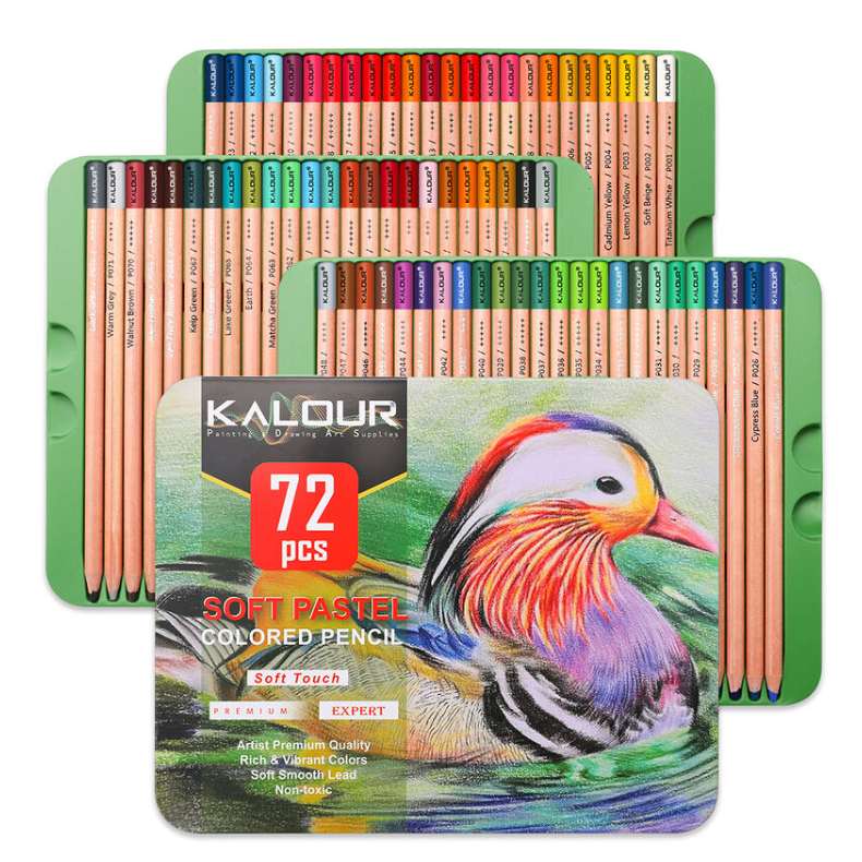 Colored Pencils,Set of 240 Colors,Artists Soft Core with Vibrant Color,Ideal for Drawing Sketching Shading,Coloring Pe
